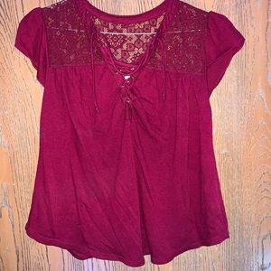 Cute summer lace shirt.